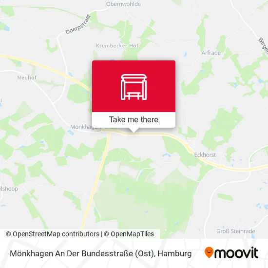 Карта Mönkhagen An Der Bundesstraße (Ost)
