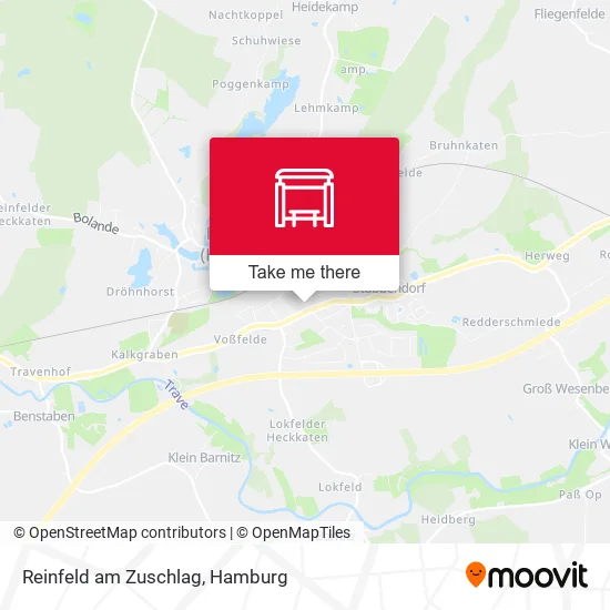 Карта Reinfeld am Zuschlag