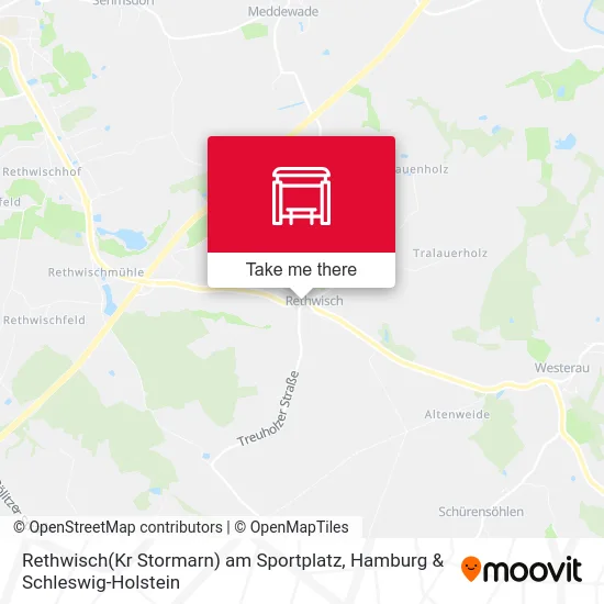 Карта Rethwisch(Kr Stormarn) am Sportplatz