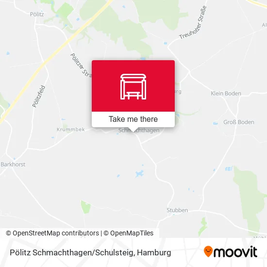 Карта Pölitz Schmachthagen / Schulsteig