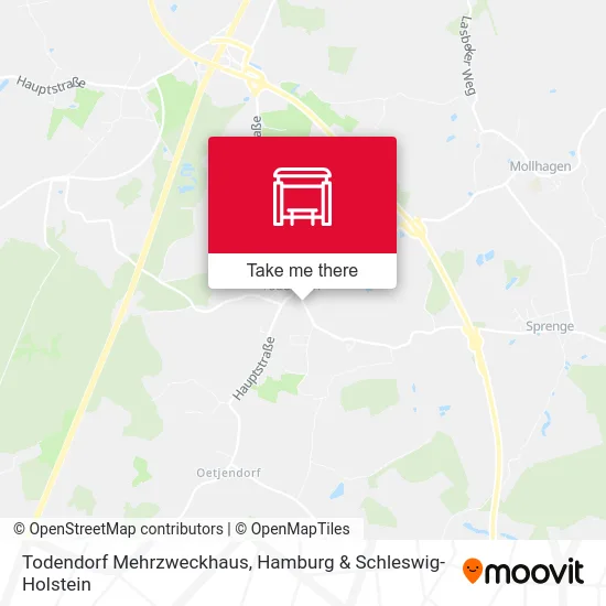 Карта Todendorf Mehrzweckhaus