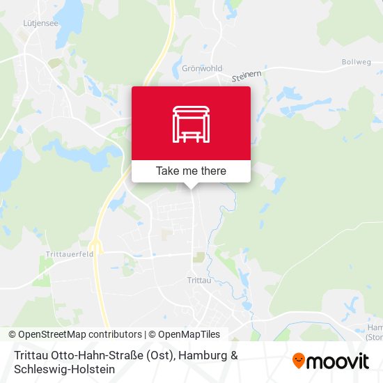 Trittau Otto-Hahn-Straße (Ost) map
