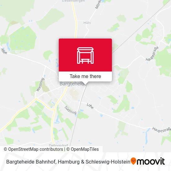 Bargteheide Bahnhof map