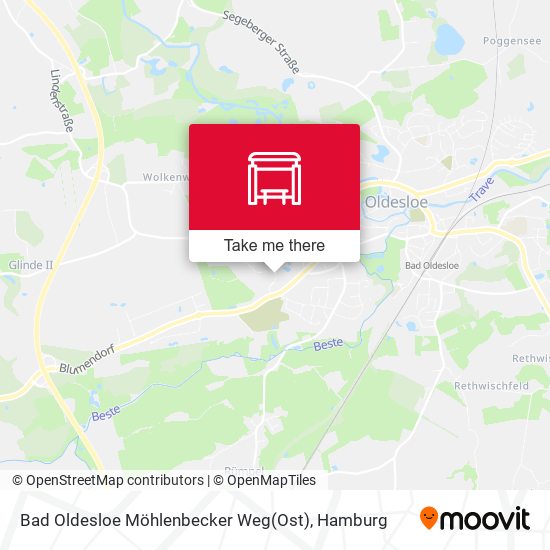 Bad Oldesloe Möhlenbecker Weg(Ost) map