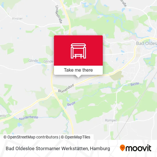 Карта Bad Oldesloe Stormarner Werkstätten