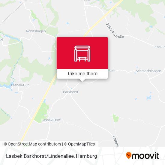 Lasbek Barkhorst/Lindenallee map