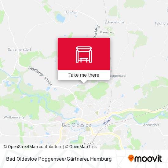 Bad Oldesloe Poggensee / Gärtnerei map