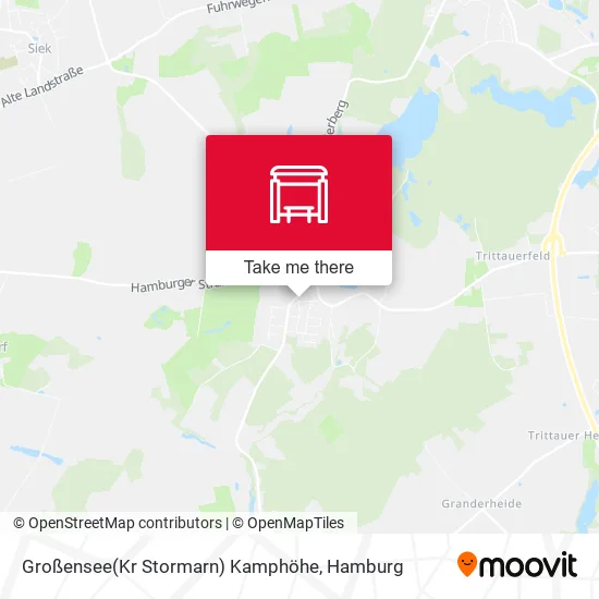 Карта Großensee(Kr Stormarn) Kamphöhe