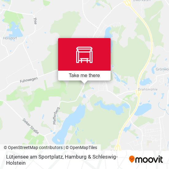 Lütjensee am Sportplatz map