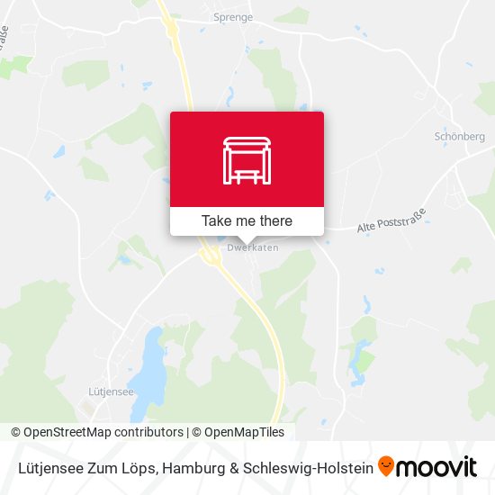 Lütjensee Zum Löps map