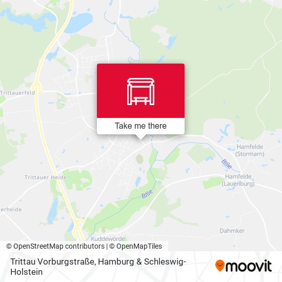 Trittau Vorburgstraße map