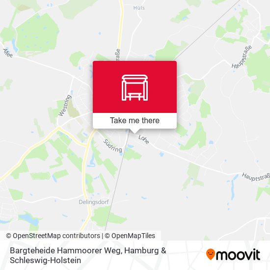 Bargteheide Hammoorer Weg map