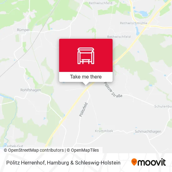 Pölitz Herrenhof map