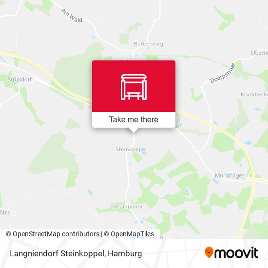 Langniendorf Steinkoppel map
