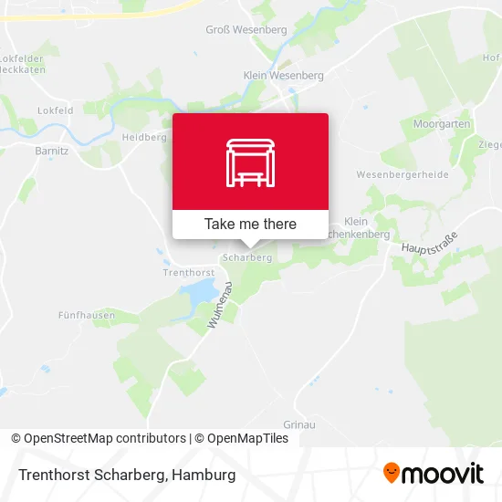 Карта Trenthorst Scharberg