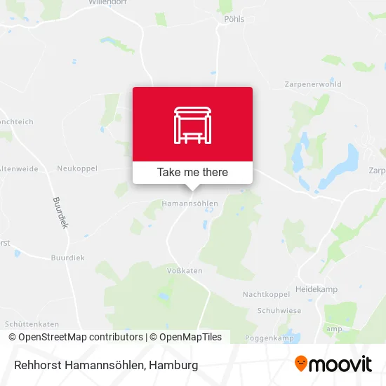 Карта Rehhorst Hamannsöhlen