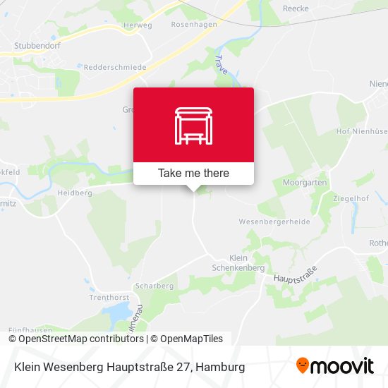 Klein Wesenberg Hauptstraße 27 map