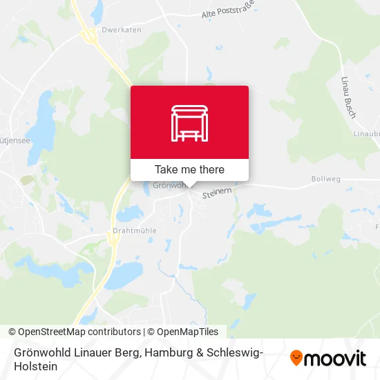 Карта Grönwohld Linauer Berg