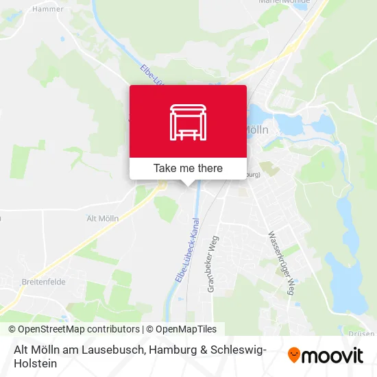 Карта Alt Mölln am Lausebusch