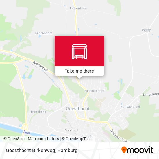 Geesthacht Birkenweg map