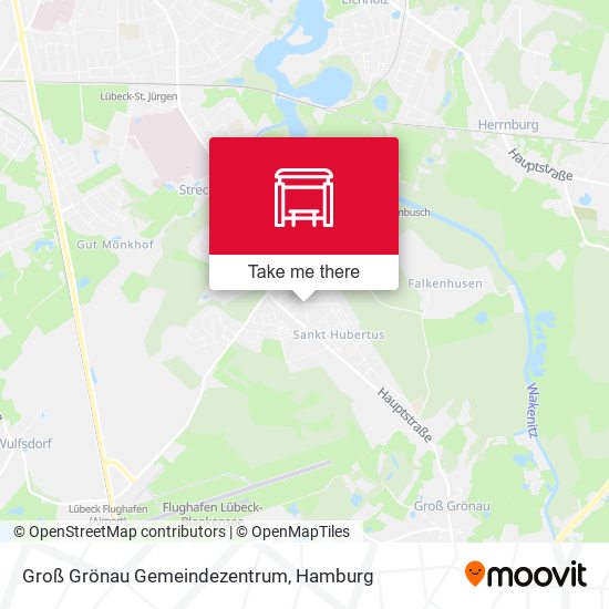 Карта Groß Grönau Gemeindezentrum