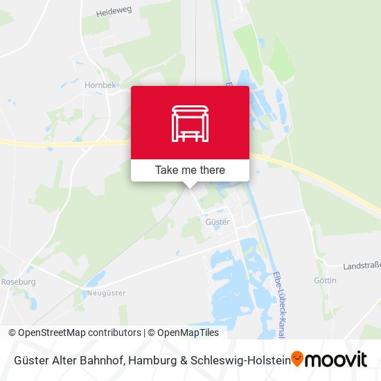 Güster Alter Bahnhof map