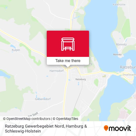 Ratzeburg Gewerbegebiet Nord map