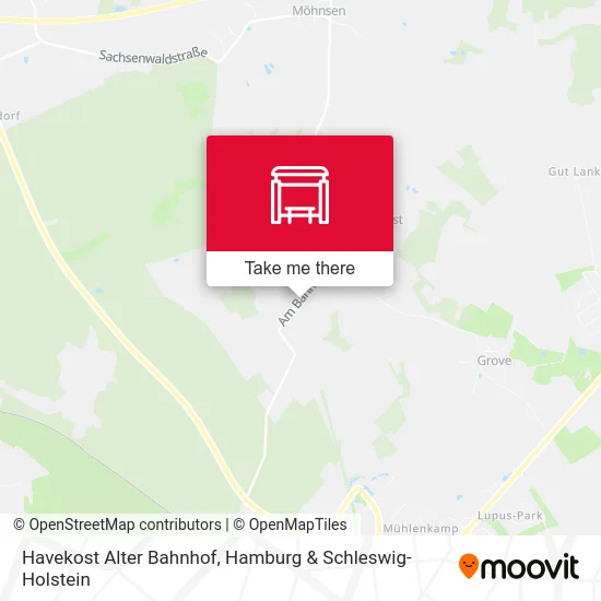 Карта Havekost Alter Bahnhof