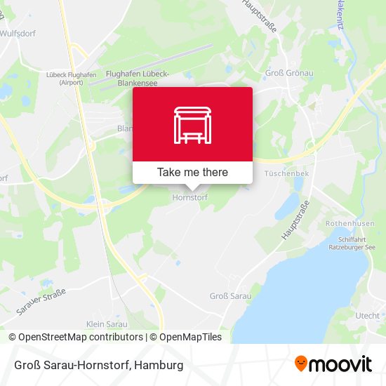 Groß Sarau-Hornstorf map