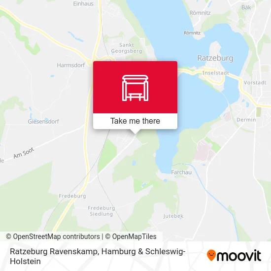 Ratzeburg Ravenskamp map