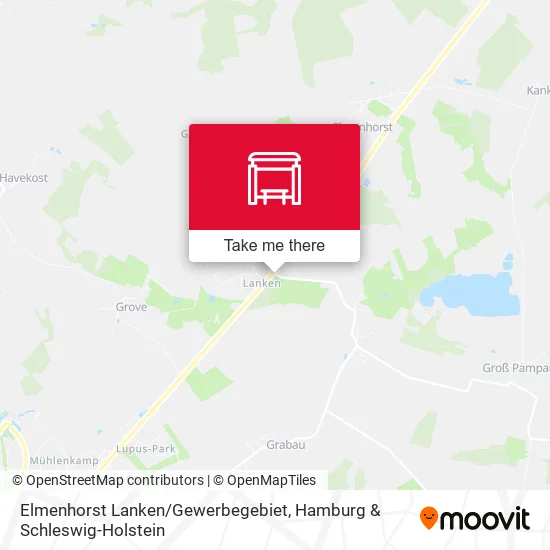 Карта Elmenhorst Lanken / Gewerbegebiet