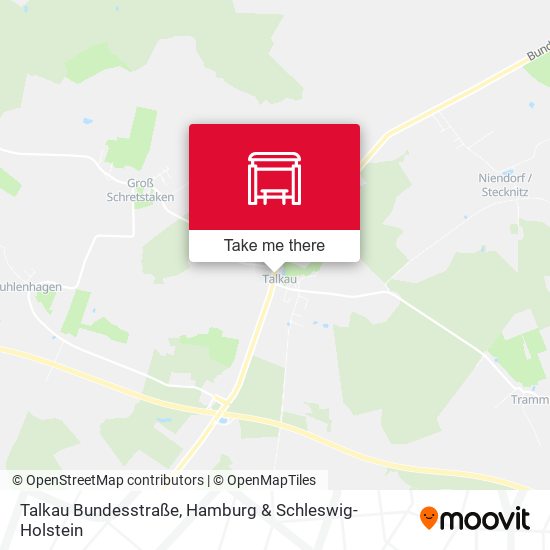 Talkau Bundesstraße map