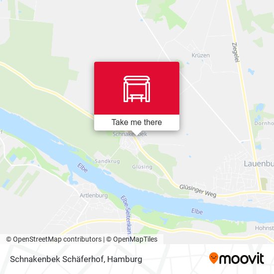 Schnakenbek Schäferhof map