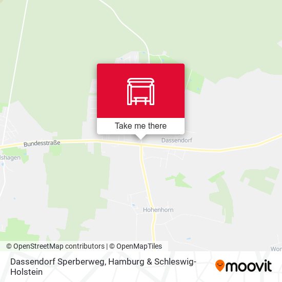 Dassendorf Sperberweg map