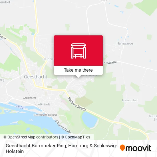 Карта Geesthacht Barmbeker Ring