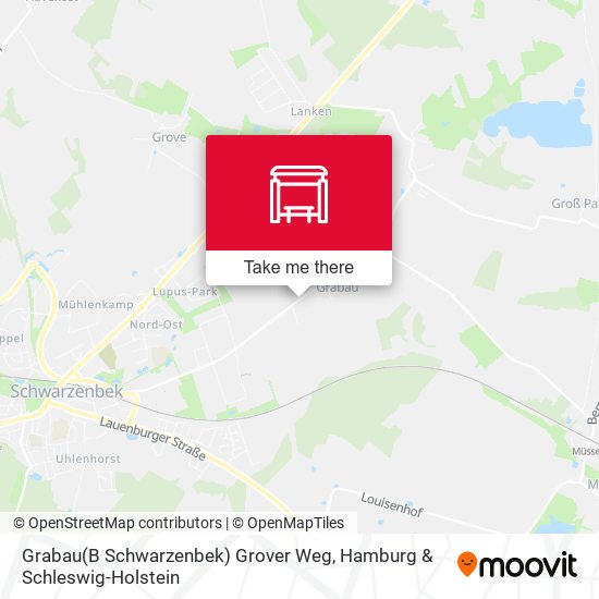 Grabau(B Schwarzenbek) Grover Weg map