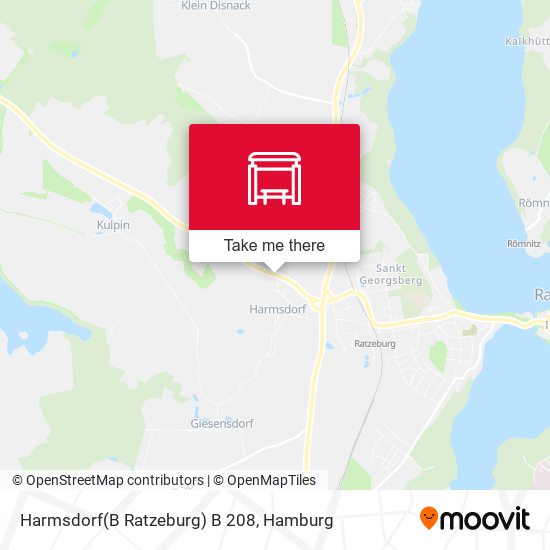 Harmsdorf(B Ratzeburg) B 208 map