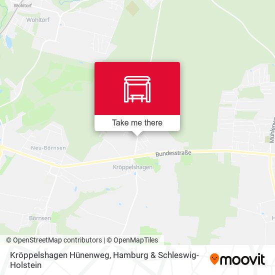 Kröppelshagen Hünenweg map