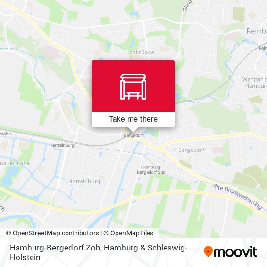 Карта Hamburg-Bergedorf Zob