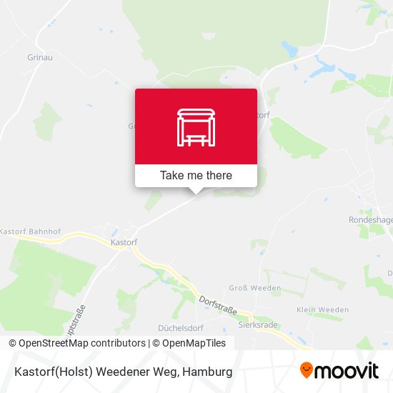 Kastorf(Holst) Weedener Weg map