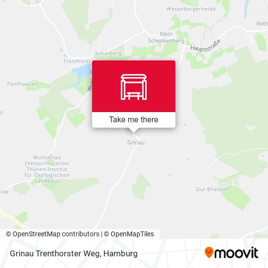 Grinau Trenthorster Weg map