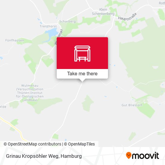 Grinau Kropsöhler Weg map
