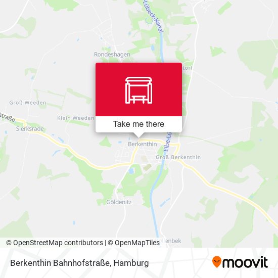 Berkenthin Bahnhofstraße map
