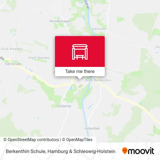 Berkenthin Schule map