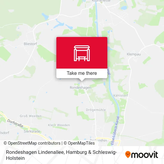 Rondeshagen Lindenallee map