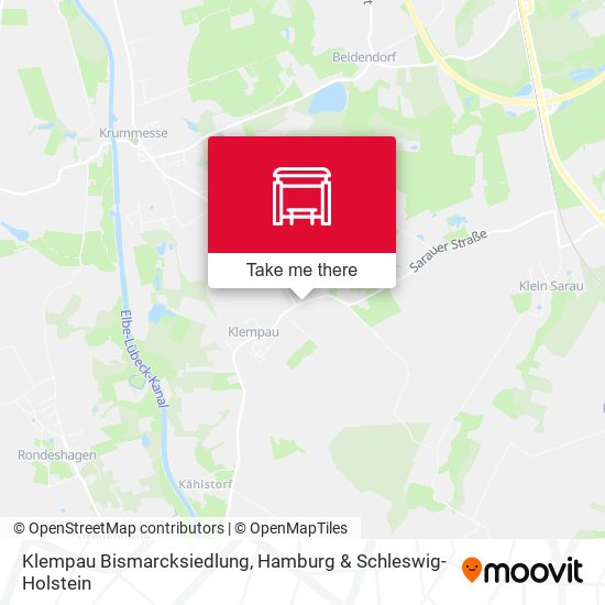 Klempau Bismarcksiedlung map