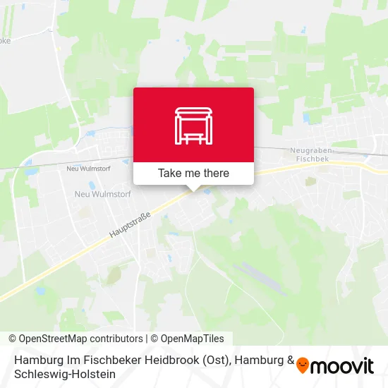 Карта Hamburg Im Fischbeker Heidbrook (Ost)