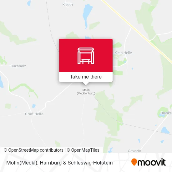 Карта Mölln(Meckl)