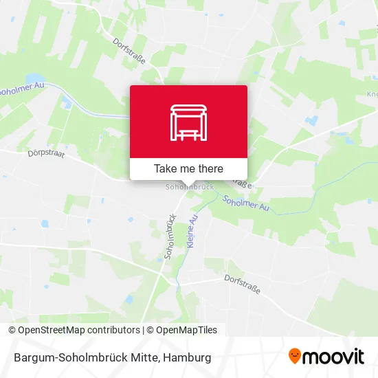 Карта Bargum-Soholmbrück Mitte