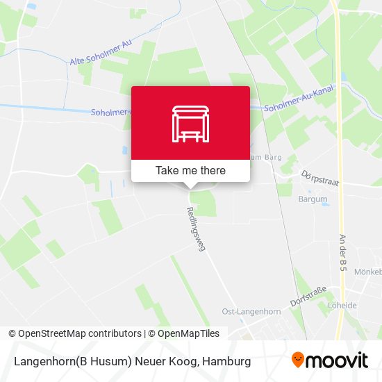 Langenhorn(B Husum) Neuer Koog map